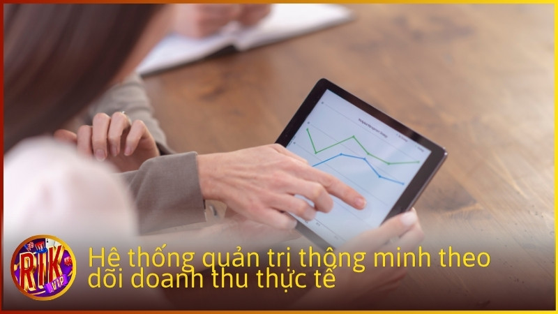 Hệ thống quản trị thông minh theo dõi doanh thu thực tế