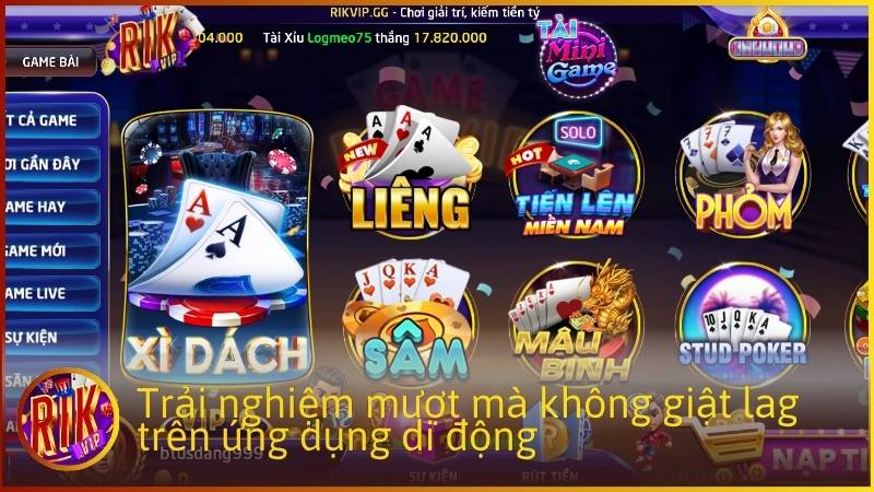 Trải nghiệm mượt mà không giật lag trên ứng dụng di động