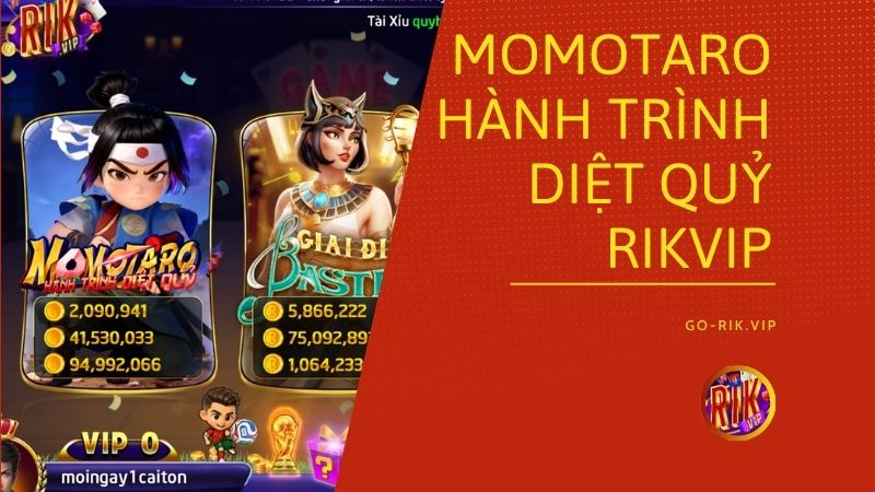 momotaro hanh trinh diet quy - Momotaro Hành Trình Diệt Quỷ Rikvip – Siêu Phẩm Nổ Hũ 3D Sống Động Với Cơ Chế Cuộn Thác Đổ Và Vòng Quay Miễn Phí Cực Khủng