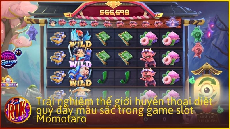 Trải nghiệm thế giới huyền thoại diệt quỷ đầy màu sắc trong game slot Momotaro hành trình diệt quỷ